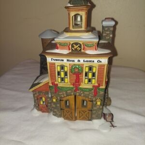 Department 56 Franklin Hook & Ladder Co. Holiday Village House 1998